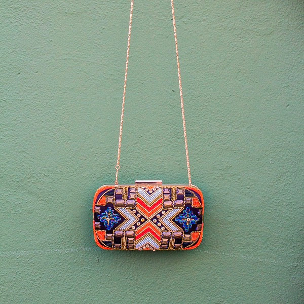 GEOMETRIC BOX BAG