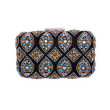 VELVET BEADED BOX BAG