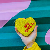 NO CHILL CANDY HEART COIN PURSE